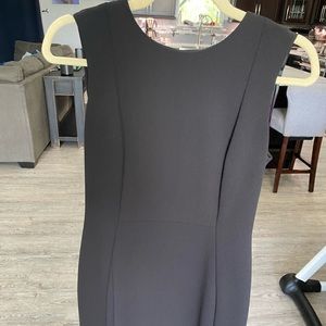 Calvin Klein Scuba Crepe sleeveless Princess Seam Sheath Dress size 4